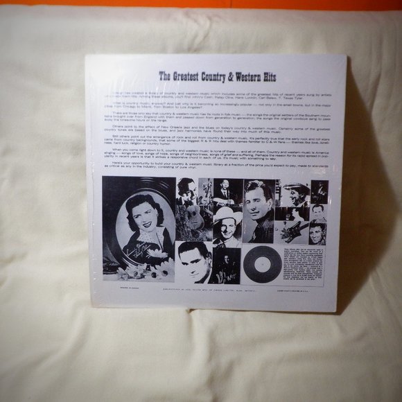 America"s Favorite Country & Western Stars ~ Vinyl LP - Picture 2 of 3